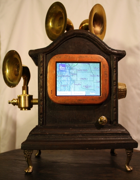 Chumbophone – antiqued Chumby Guts